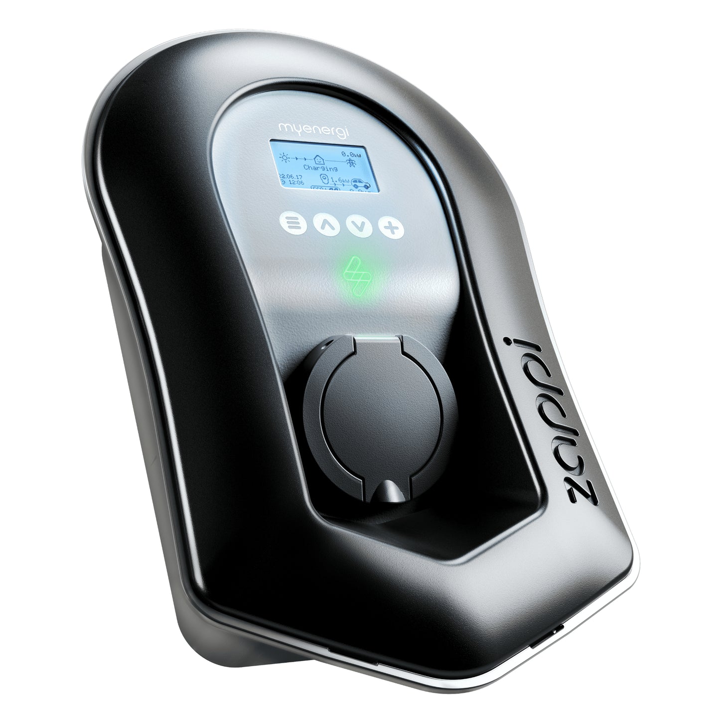 zappi untethered black left tilt