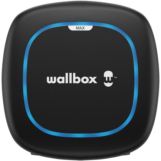 Wallbox Pulsar Max 7.4kW Tethered EV Charger in Black PLP2-0-2-2-F-002 - front